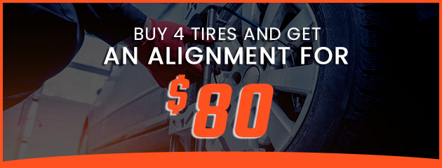 Buy 4 Tires and Get an Alignment